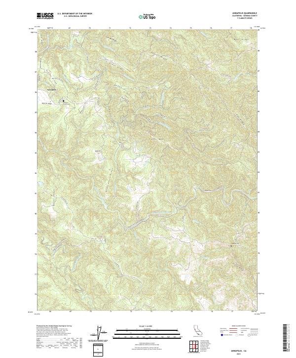 USGS Topographic Map – Annapolis