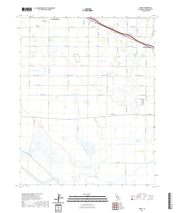 USGS Topographic Map – Arena