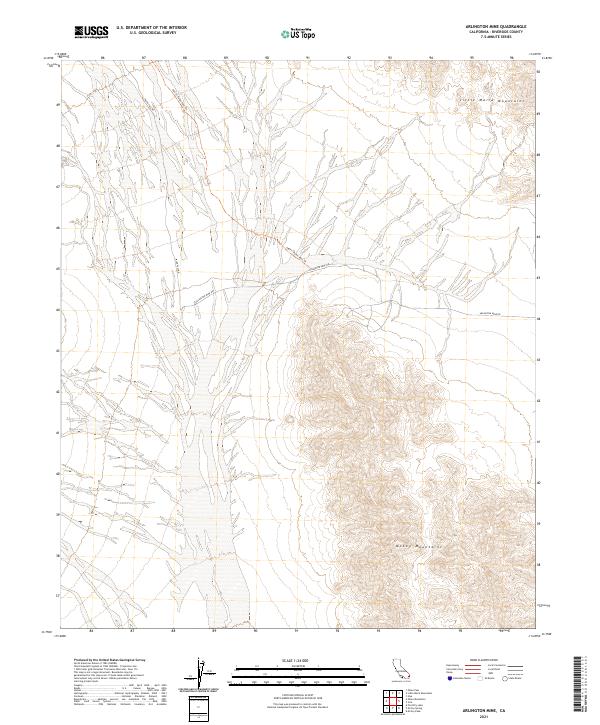 2021 Map of Arlington Mine, 2021 Print
