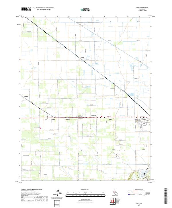 USGS Topographic Map – Avena