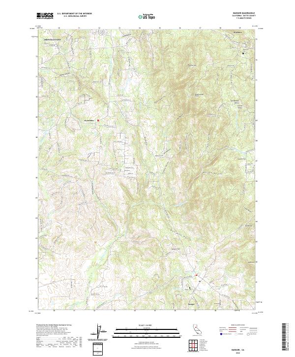 USGS Topographic Map – Bangor