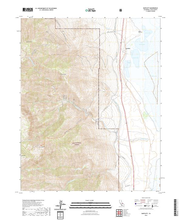USGS Topographic Map – Bartlett