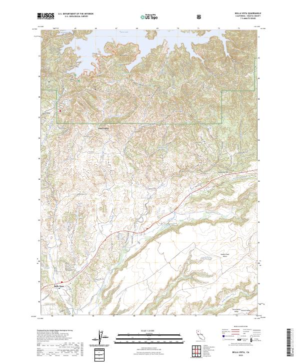 USGS Topographic Map – Bella Vista
