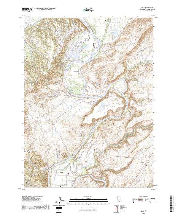 USGS Topographic Map – Bend