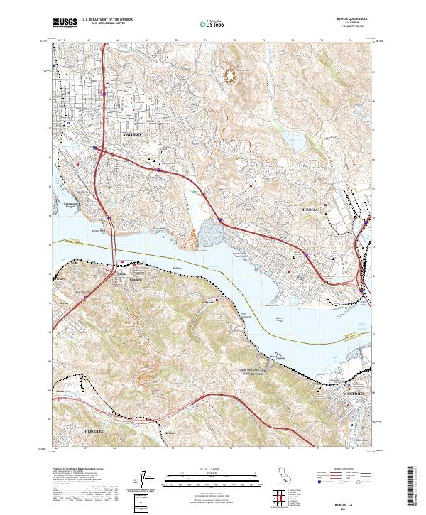 USGS Topographic Map – Benicia