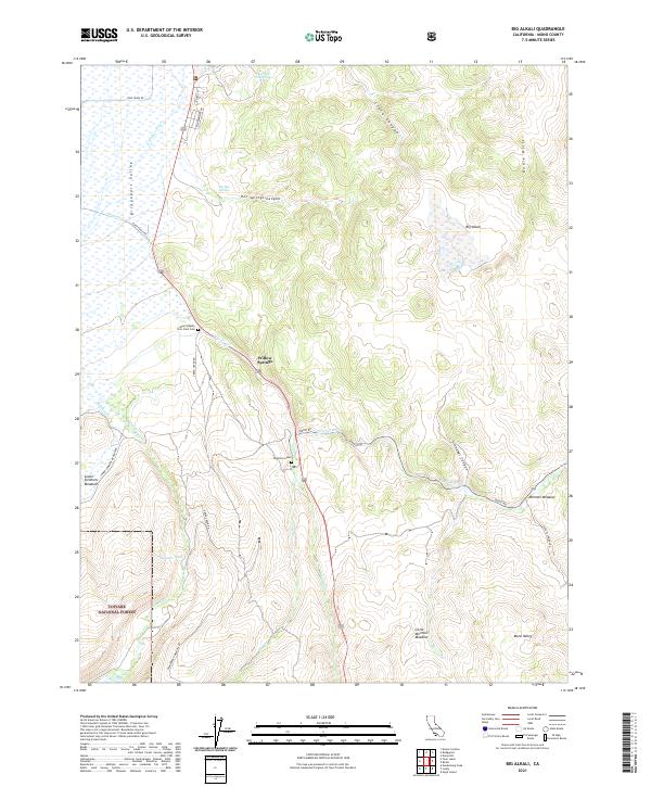 USGS Topographic Map – Big Alkali
