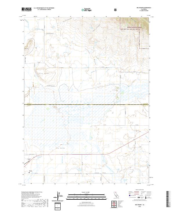 USGS Topographic Map – Big Swamp