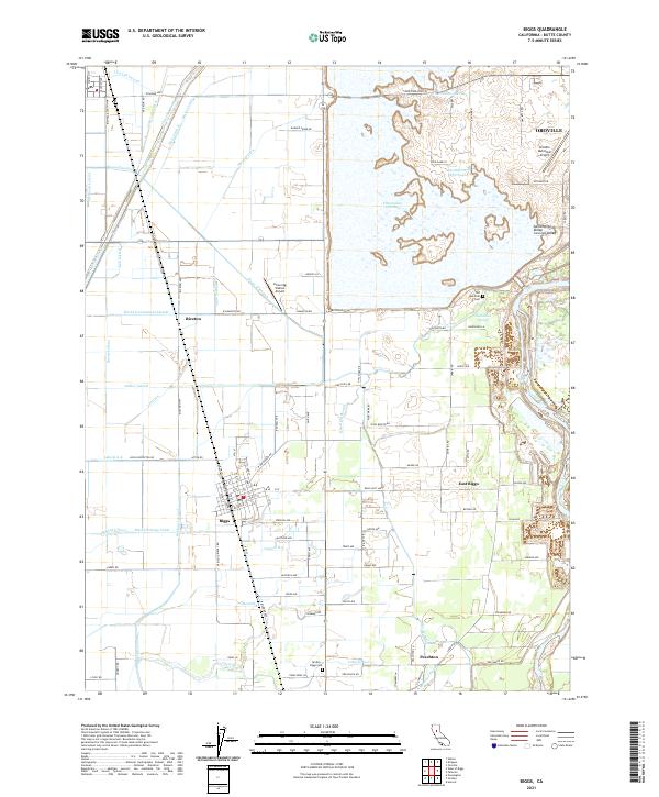 USGS Topographic Map – Biggs