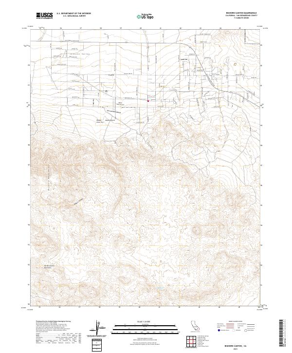 USGS Topographic Map – Bighorn Canyon