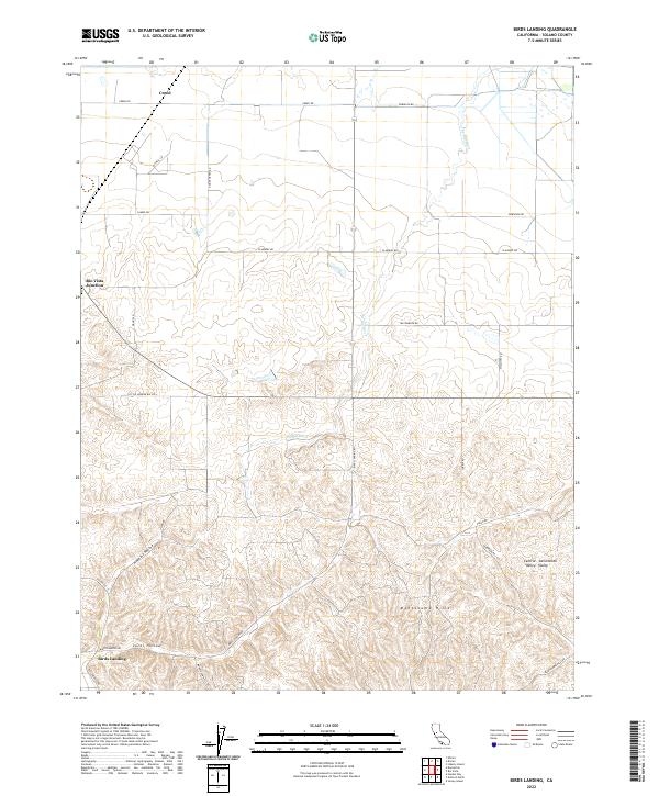 USGS Topographic Map – Birds Landing