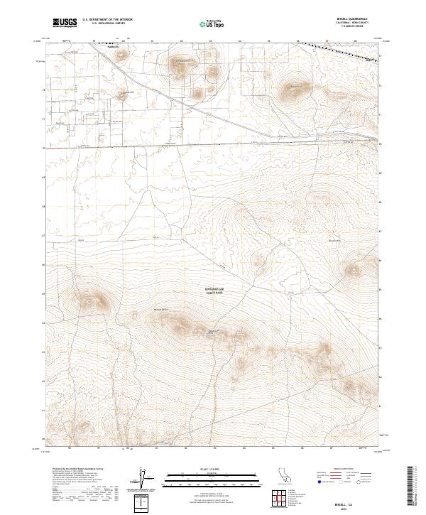 USGS Topographic Map – Bissell