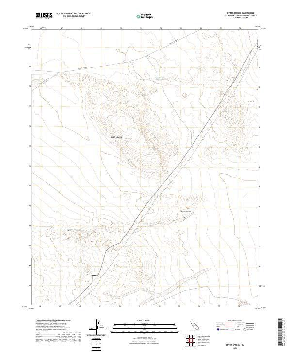 USGS Topographic Map – Bitter Spring