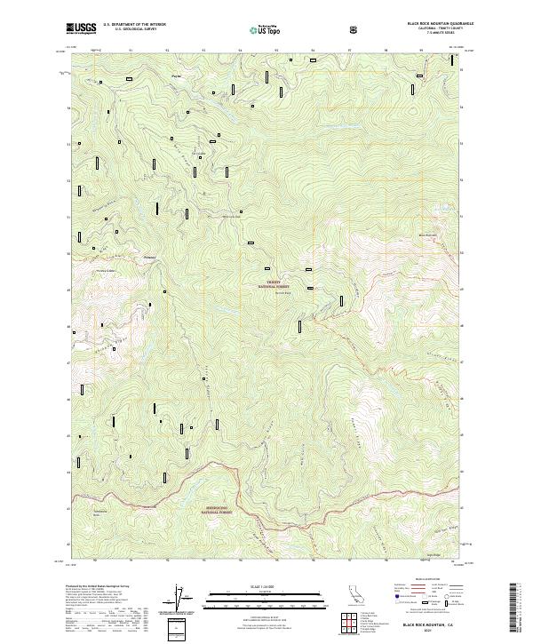 USGS Topographic Map – Black Rock Mountain