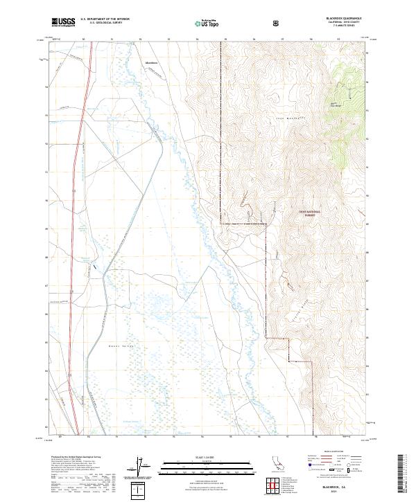 USGS Topographic Map – Blackrock
