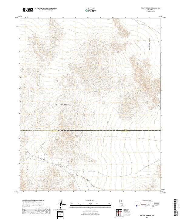 2021 Map of Blackwater Mine, 2021 Print