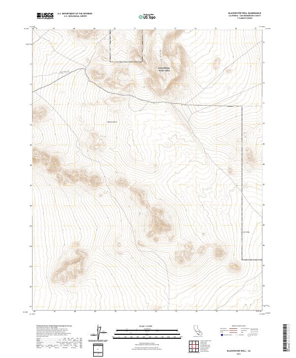 USGS Topographic Map – Blackwater Well