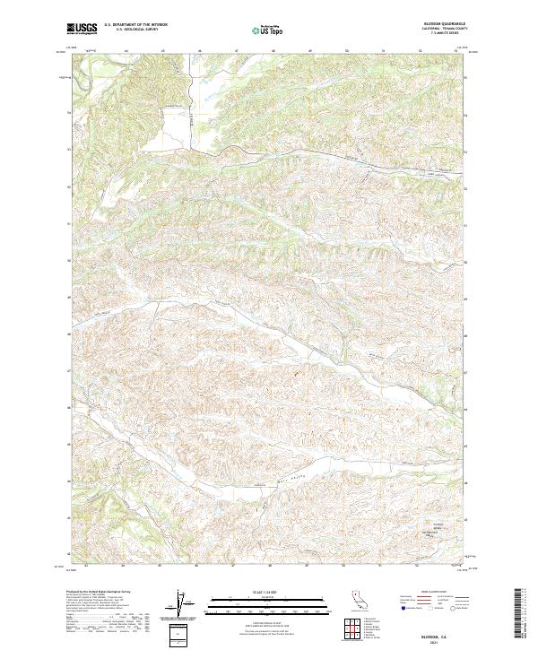 USGS Topographic Map – Blossom