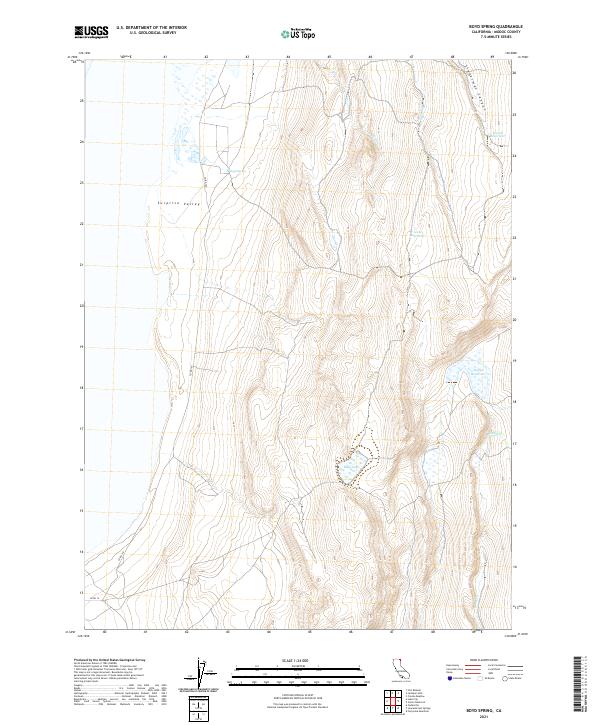 USGS Topographic Map – Boyd Spring
