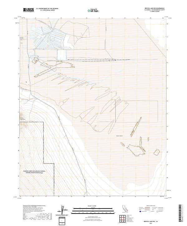 USGS Topographic Map – Bristol Lake NW