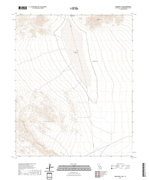 USGS Topographic Map – Broadwell Lake