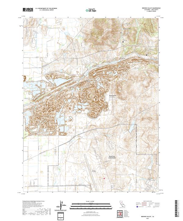 USGS Topographic Map – Browns Valley