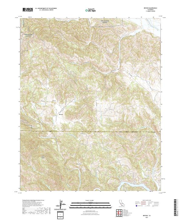 USGS Topographic Map – Bryson