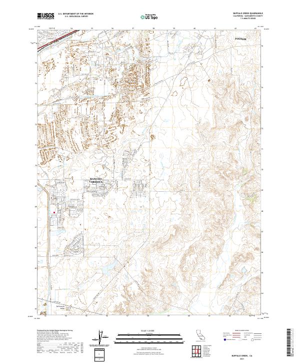 USGS Topographic Map – Buffalo Creek