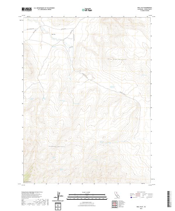 USGS Topographic Map – Bull Flat