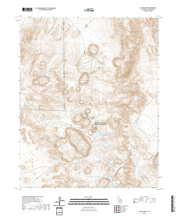 USGS Topographic Map – Cactus Peak