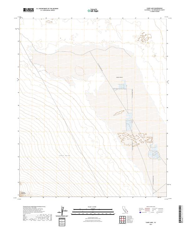 USGS Topographic Map – Cadiz Lake