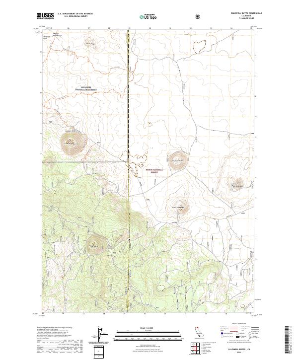 USGS Topographic Map – Caldwell Butte