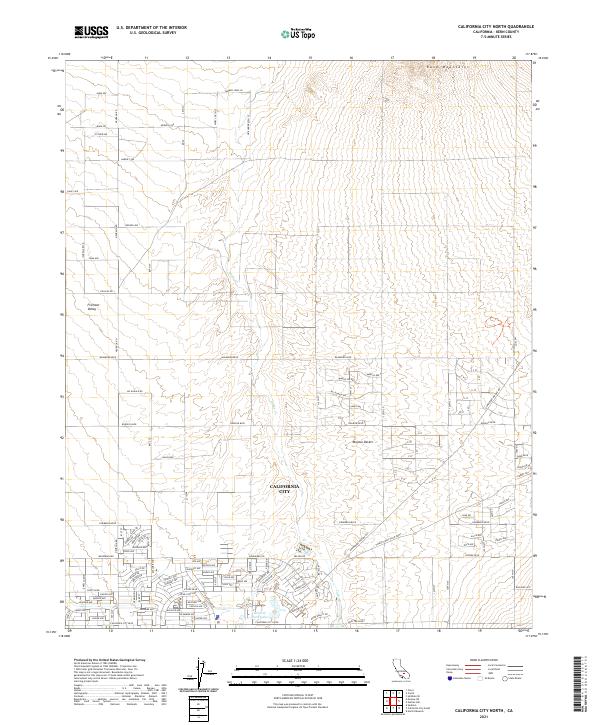 USGS Topographic Map – California City North