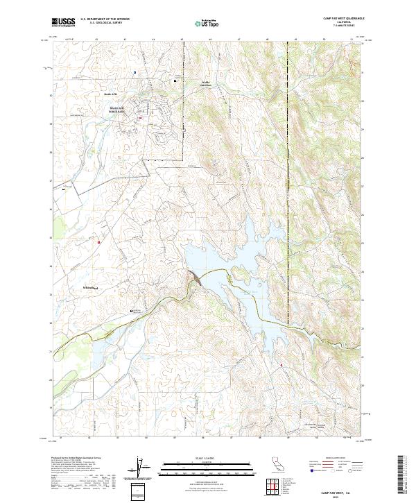 USGS Topographic Map – Camp Far West