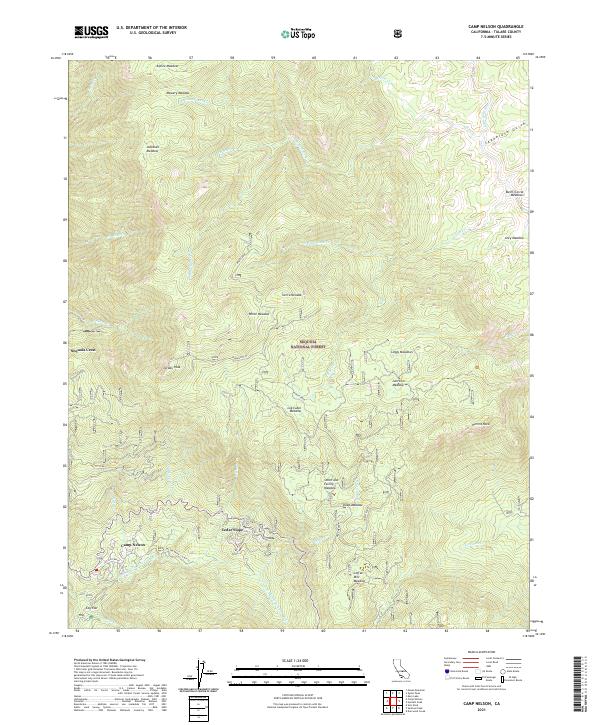 USGS Topographic Map – Camp Nelson