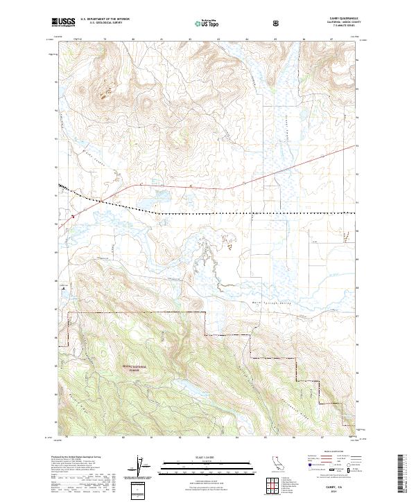USGS Topographic Map – Canby