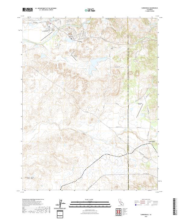 USGS Topographic Map – Carbondale