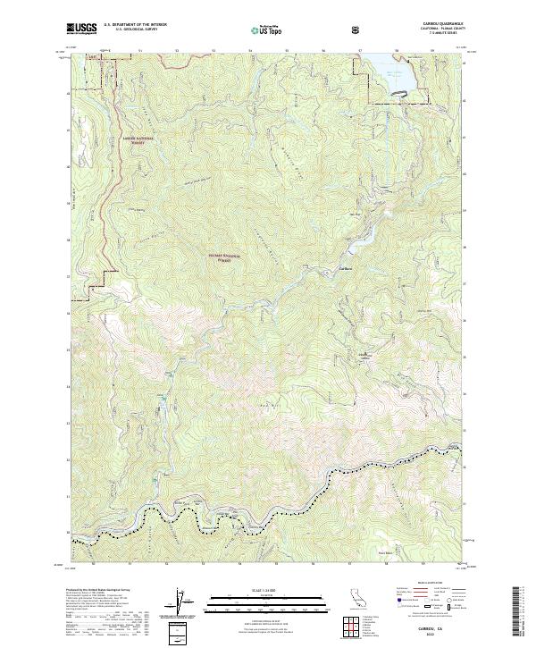 USGS Topographic Map – Caribou
