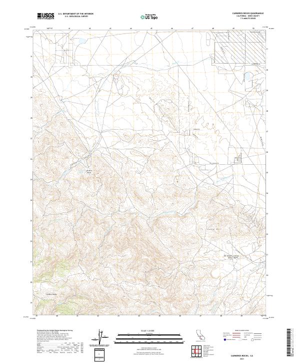 USGS Topographic Map – Carneros Rocks