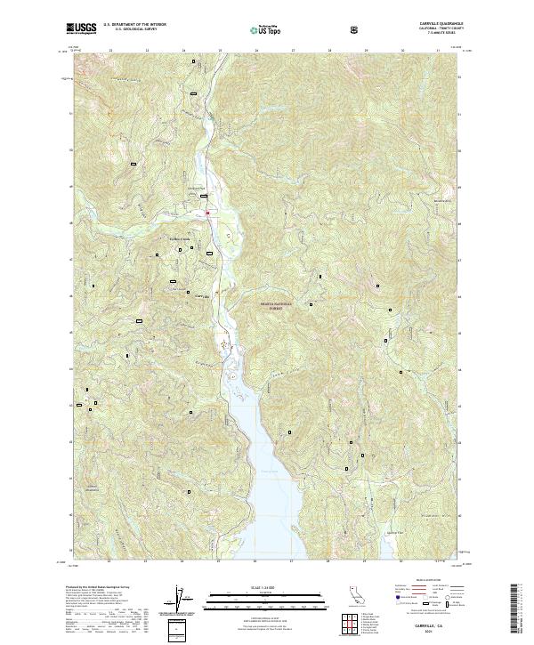 USGS Topographic Map – Carrville