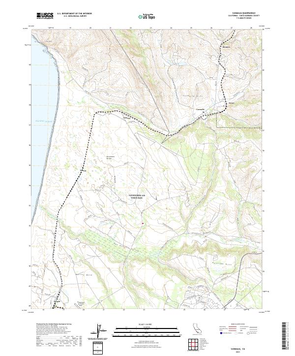 USGS Topographic Map – Casmalia