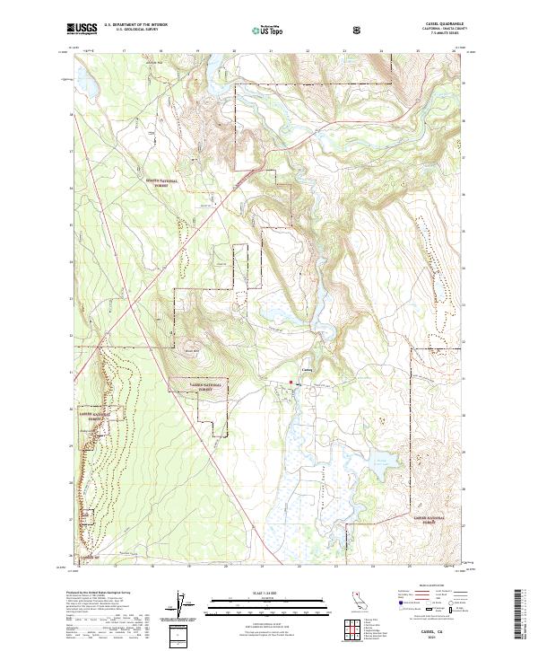 USGS Topographic Map – Cassel