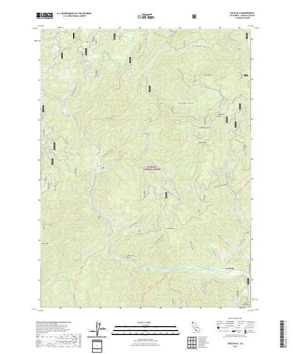 USGS Topographic Map – Cecilville