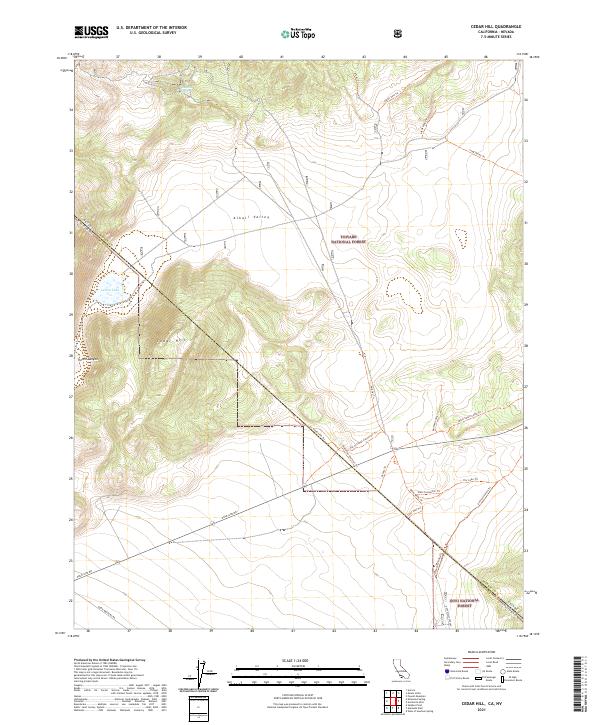 USGS Topographic Map – Cedar Hill