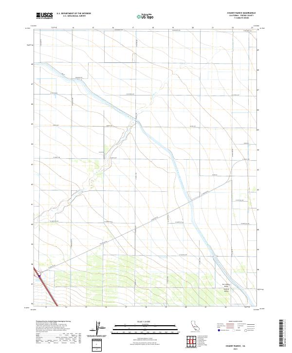 USGS Topographic Map – Chaney Ranch