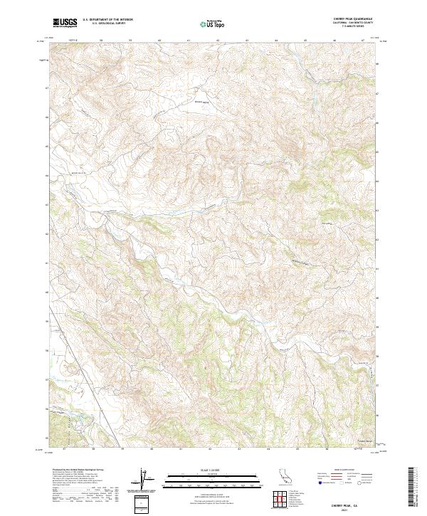 USGS Topographic Map – Cherry Peak