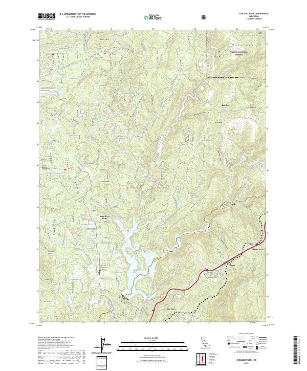 USGS Topographic Map – Chicago Park