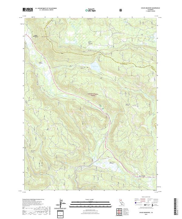 USGS Topographic Map – Childs Meadows