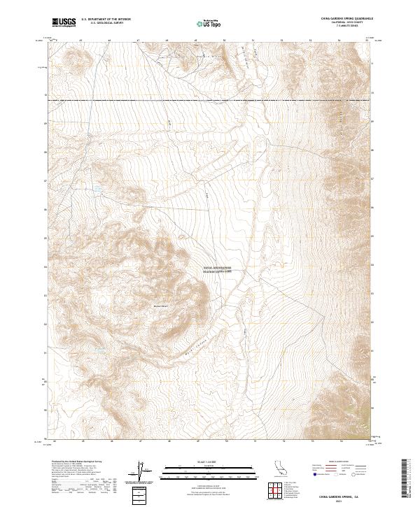 USGS Topographic Map – China Gardens Spring