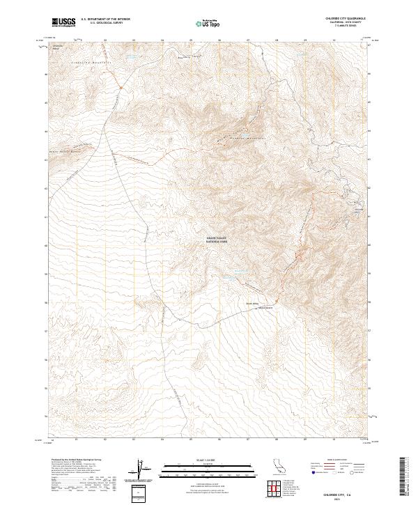 USGS Topographic Map – Chloride City