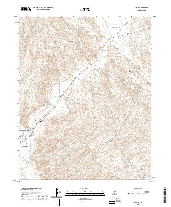 USGS Topographic Map – Cholame